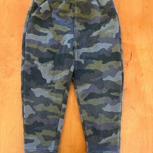 Cat & Jack Green Camouflage Kids Joggers